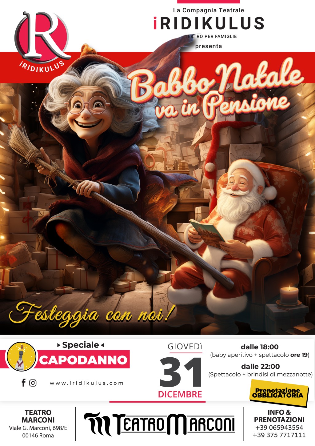  BABBO NATALE VA IN PENSIONE – Speciale Capodanno'