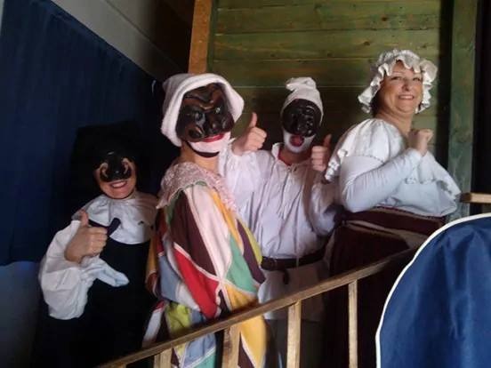 Arlecchino e Pulcinella sulla Luna'