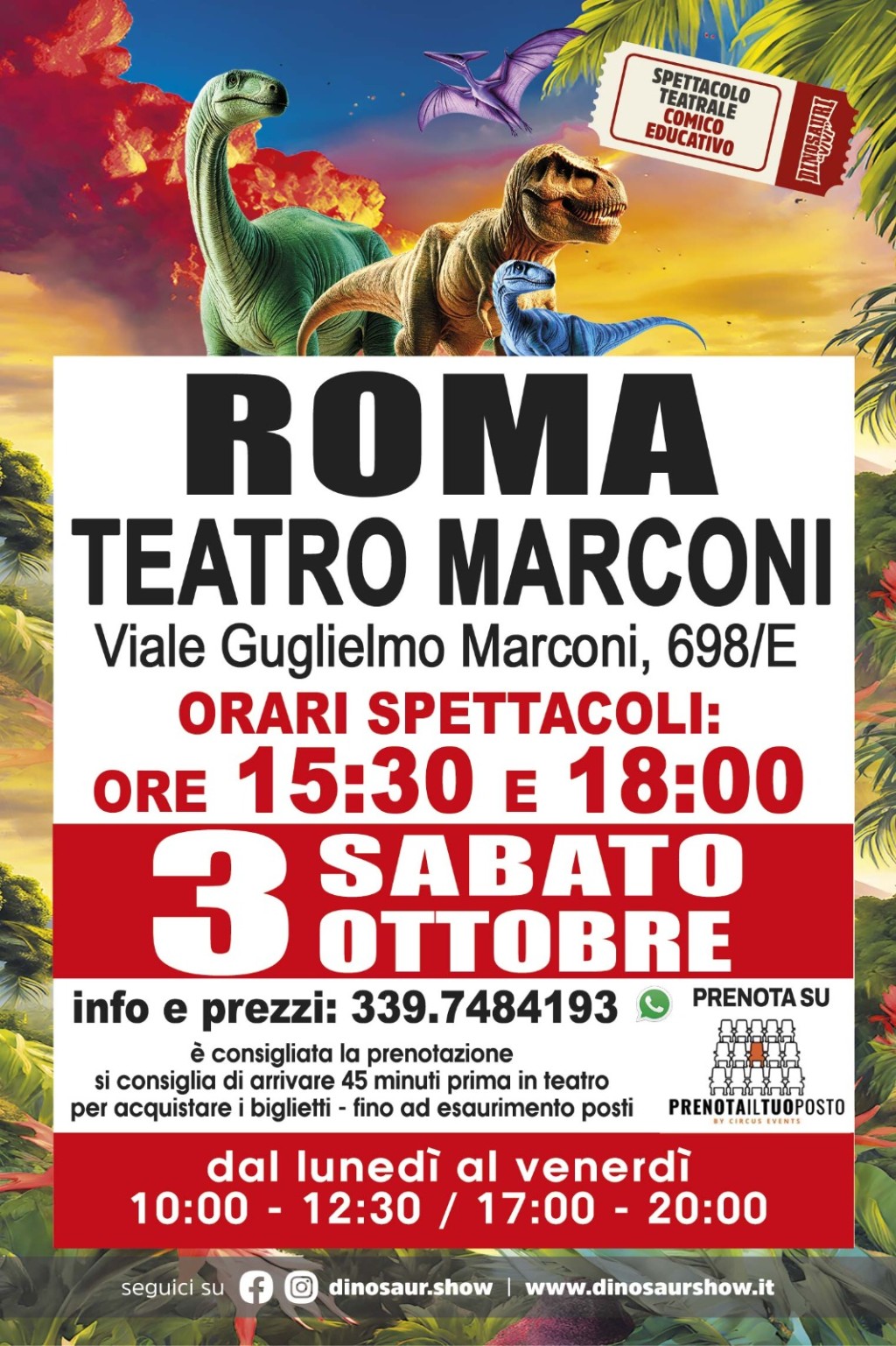 DINOSAUR LIVE SHOW'