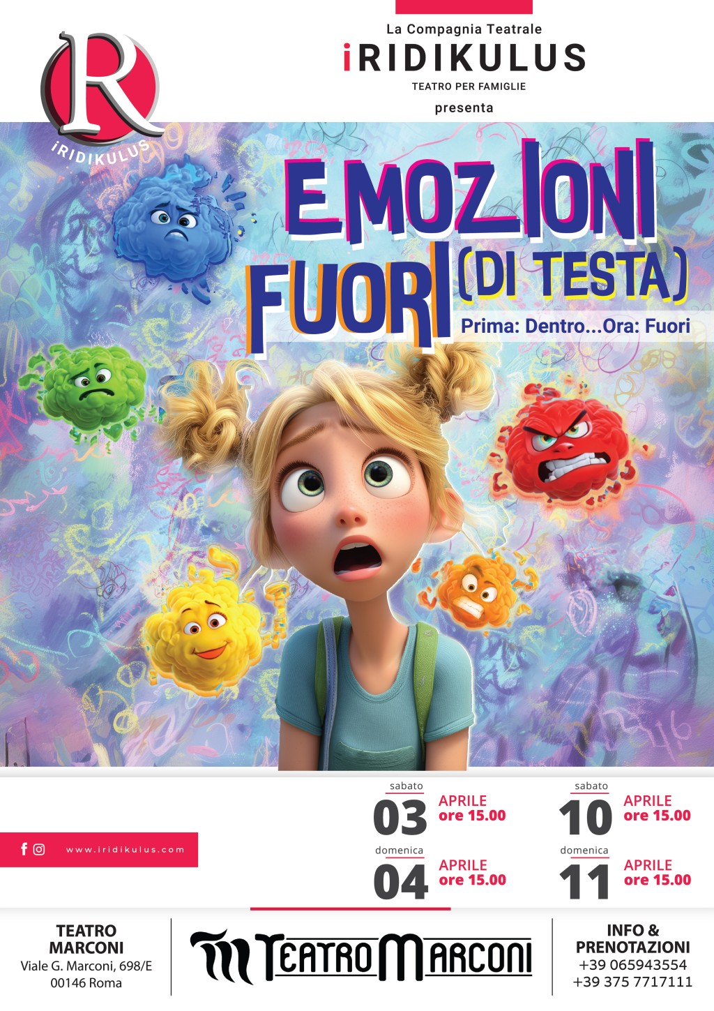 EMOZIONI FUORI DI TESTA - Prima: INSIDE... Ora: OUT'